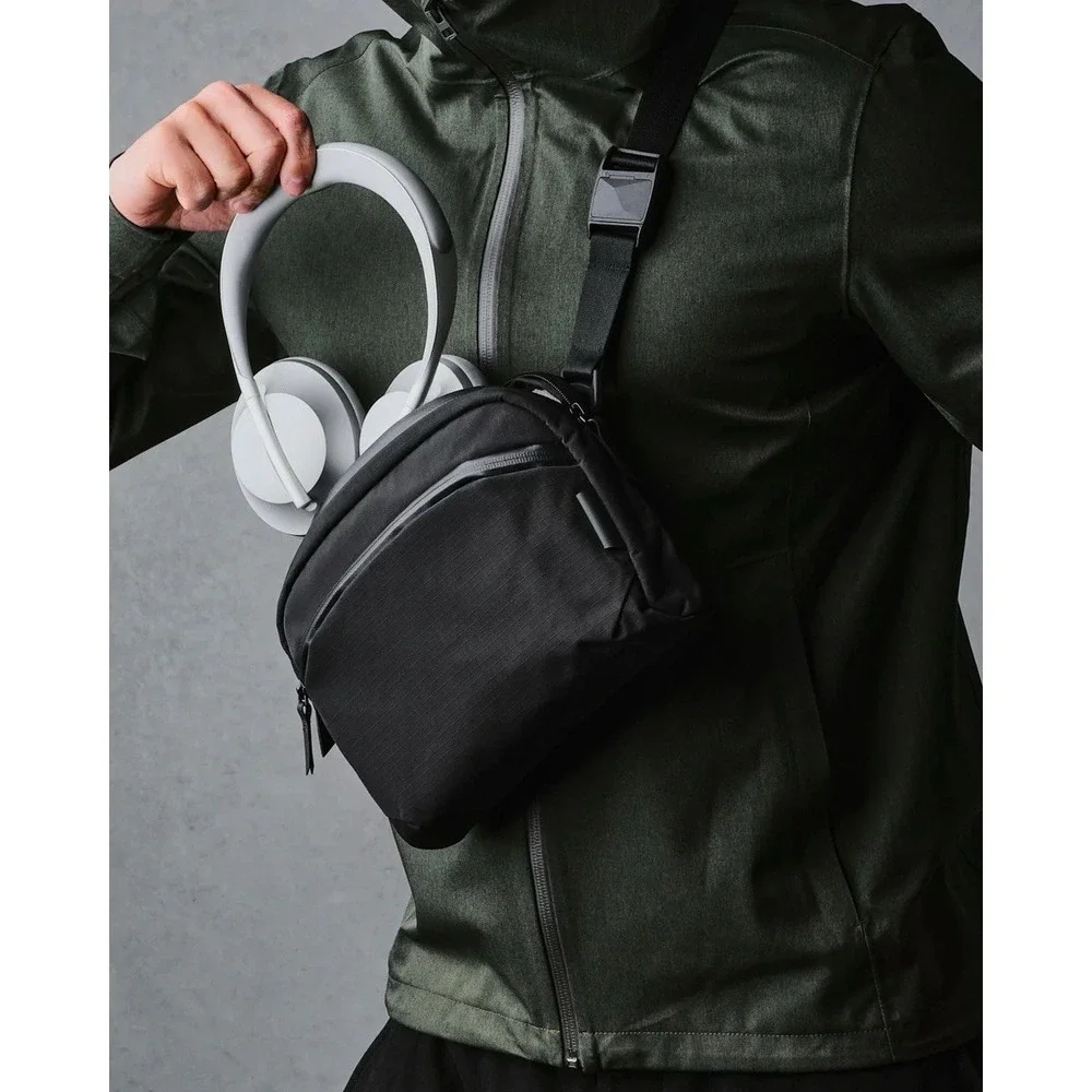 ALPAKA Flight Sling Bag Cross Body Pack Tactical Utility Travel Black New!